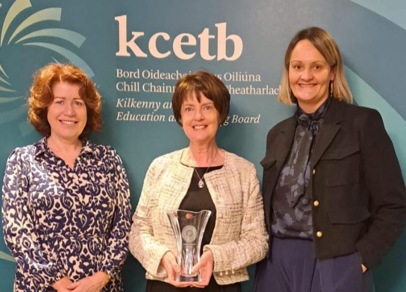 Kilkenny teacher honoured for her contributions to education 
