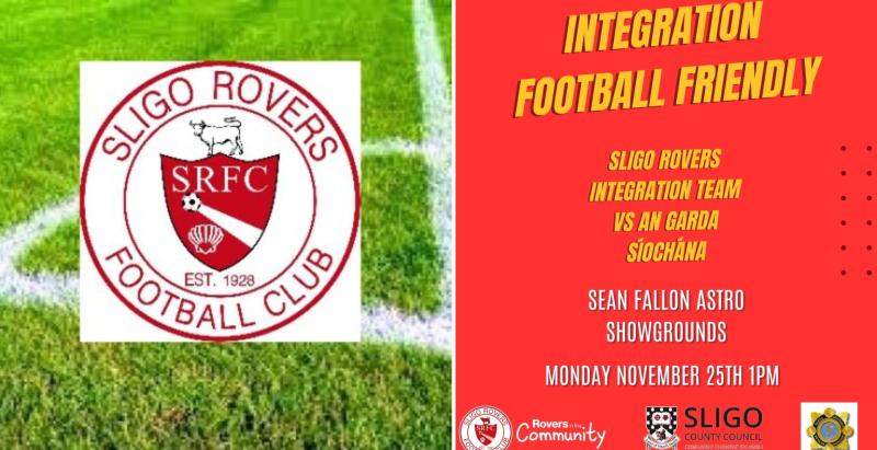 Leitrim’s International Protection Applicants join Sligo Rovers for Integration Match