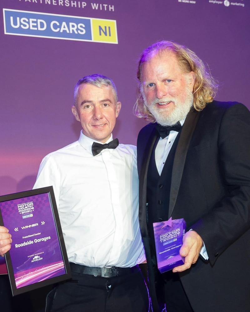 Roadside Garages Kia Coleraine named double-award winner
