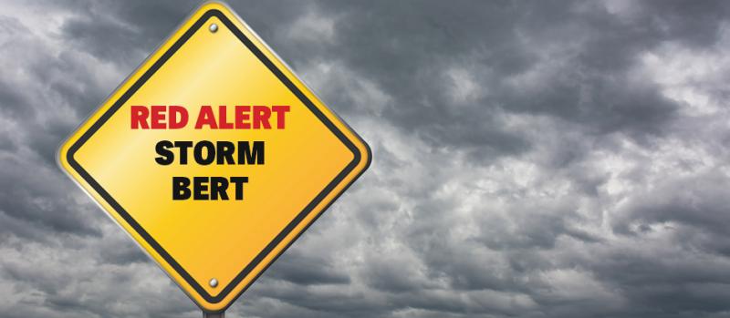 Met Eireann issues rare Red Weather Warnings as Storm Bert to dump torrential rain on parts of Ireland