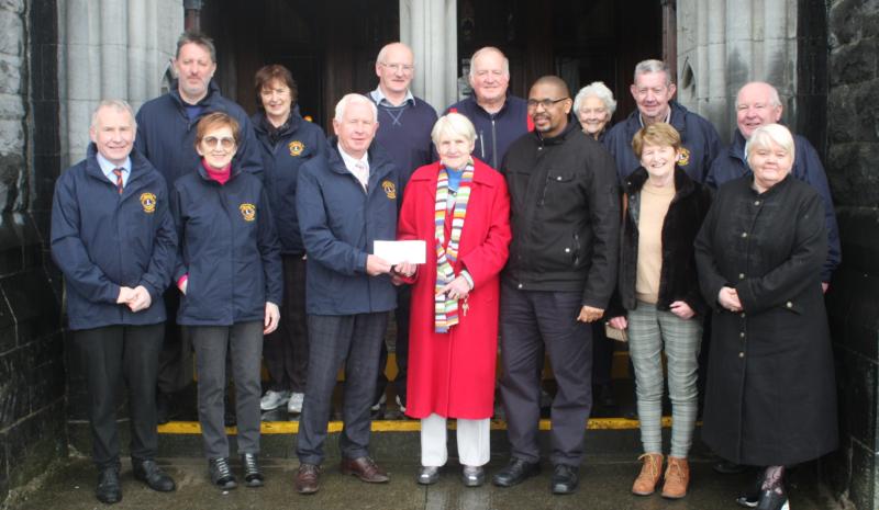 Local Tipperary Lions Club makes donation to Zimbabwe church building fund