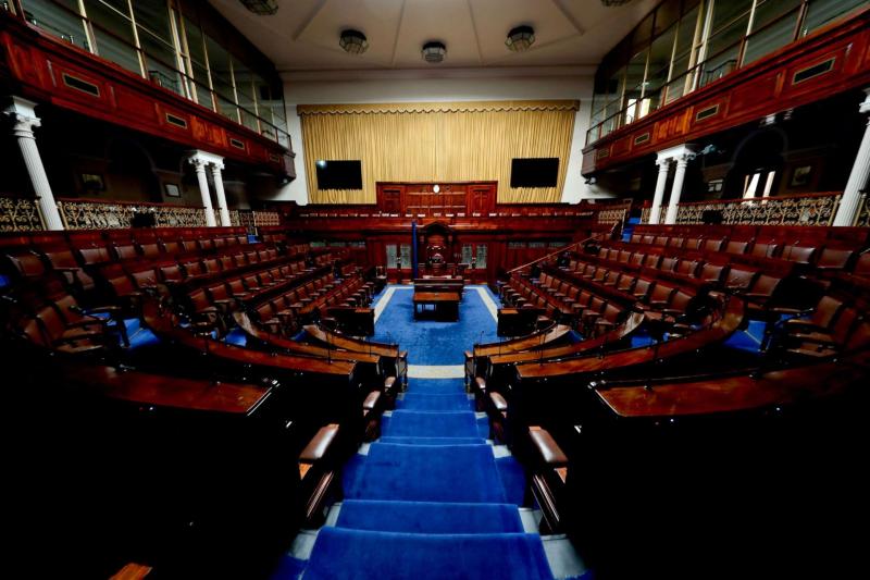 TD representing  Kilkenny constituency caught making rude gesture in the Dáil