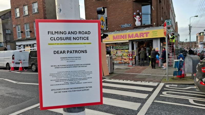 ALERT: Motorists advised of road closures as Hollywood comes to Limerick!