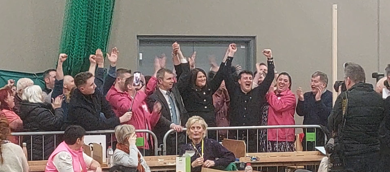 Sinn Fein's Joanna Byrne is elected to Louth: " I am delgihted for me, my team and the people of Louth"
