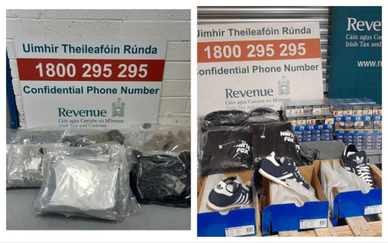 Over &euro;330k of counterfeit goods, drugs and alcohol seized by Revenue this week