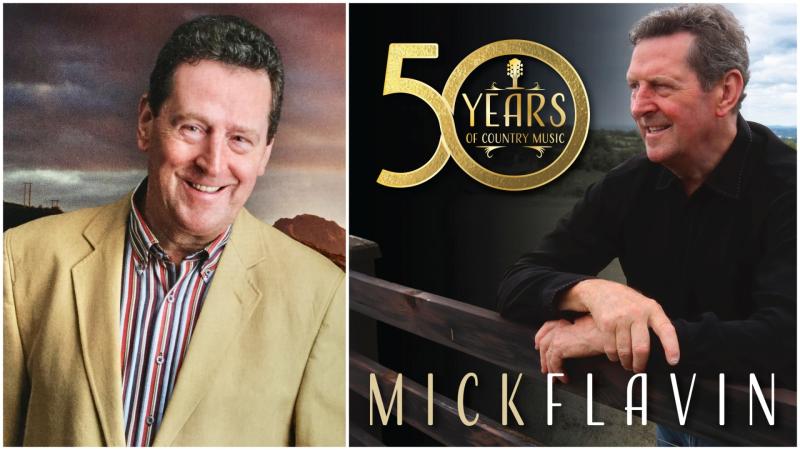 Longford country music legend Mick Flavin first started singing into a bucket!