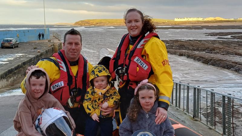 Donegal RNLI lifesavers Richard and Laura Gillespie will answer the Christmas call
