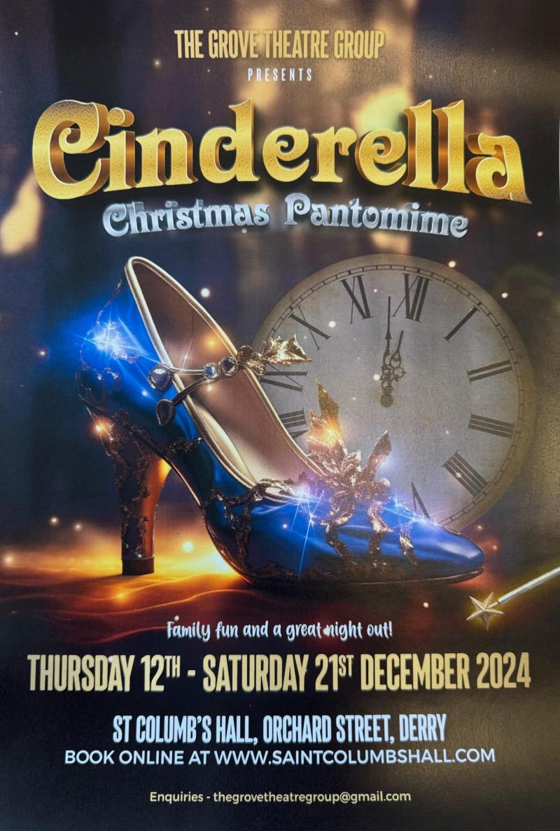 Grove Theatre Group bring Christmas pantomime ‘Cinderella’ to St Columb’s Hall