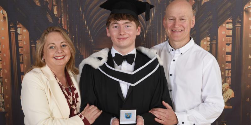 First class Donegal student takes top award at Trinity College