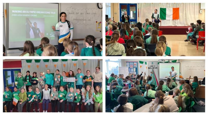 PICTURES: Amee-Leigh Murphy Crowe Visits St. Michael's G.N.S. in Tipperary Town