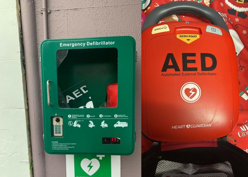 Carlow First Responders issue urgent appeal over missing defibrillator  in Carlow Town 