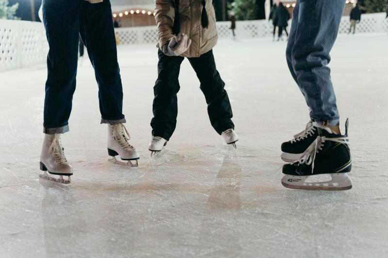 Ice skating