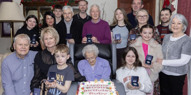 'No call' for fuss says Ruby Druce as Castlefin woman celebrates 109th birthday