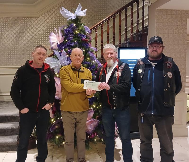Heatseizers Motorcycle Enthusiasts Club raise funds for County Longford Hospice Homecare 