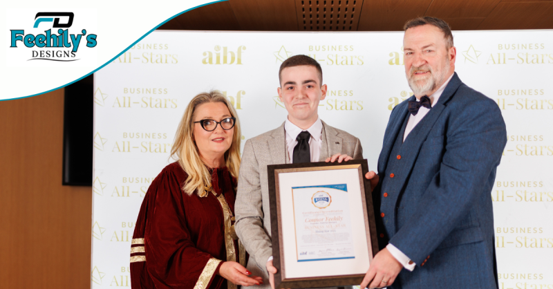 Leitrim man Connor Feehily honoured by the All-Ireland Business Foundation