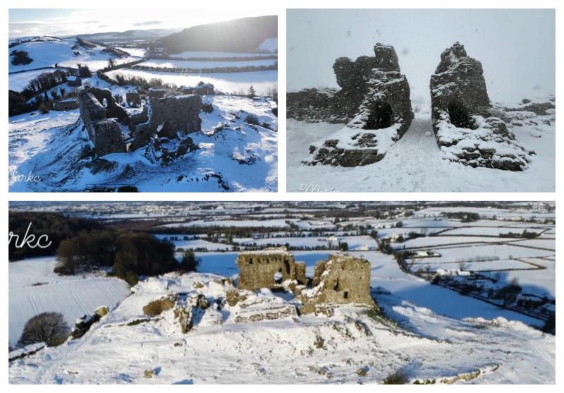 PICTURES: See stunning shots of Laois landmark covered in snow