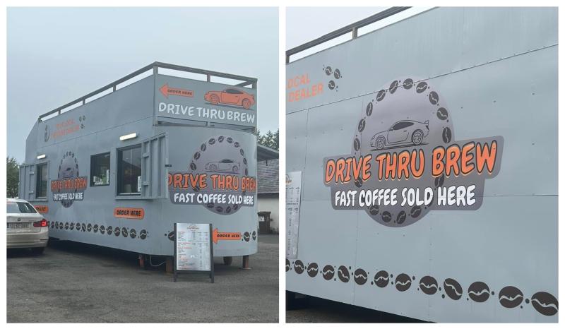 New Coffee truck in Carlow and you don't even have to get out of your car to be served!