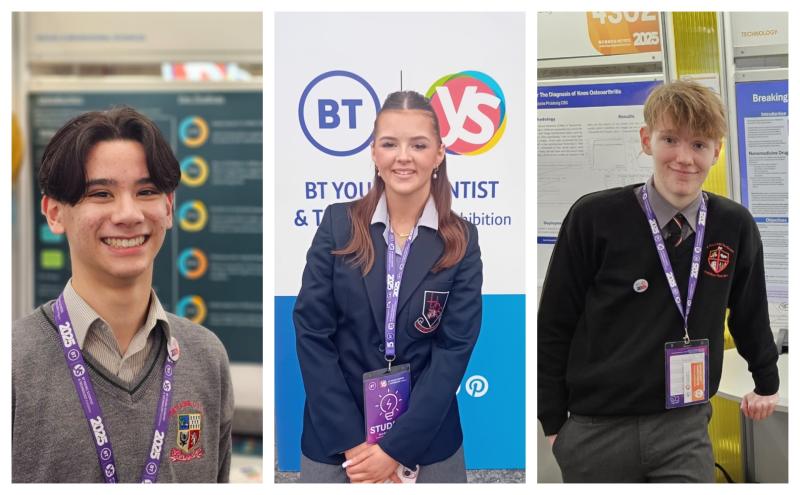 Three Laois students qualify for the BT Young Scientist Exhibition 2025
