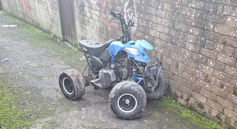 Quad bike seized by police in Derry
