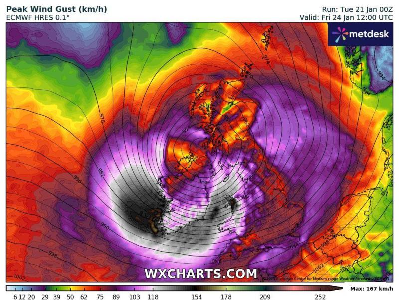 BREAKING: Tipperary issued Status Red warning as Storm Éowyn approaches