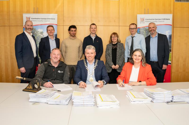 Kildare County Council signs works contract for St. Patrick’s Park Housing Regeneration Project
