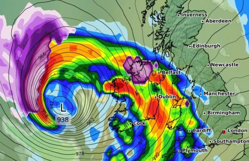 A total of eight Red Weather Warnings have been issued for Storm Eowyn by Met Eireann