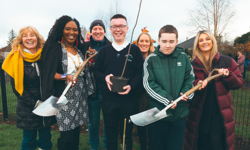 Local pupils helping to grow a better future
