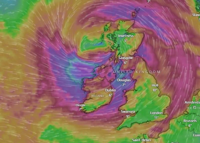 STORM EOWYN: Strongest ever wind gust recorded in Ireland as Storm Éowyn wreaks havoc
