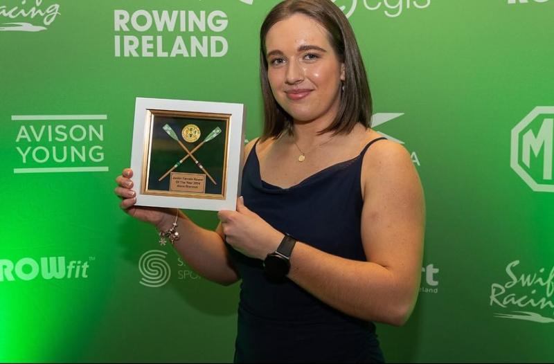 Kilkenny rower earns prestigious title of Junior Female Rower of the Year