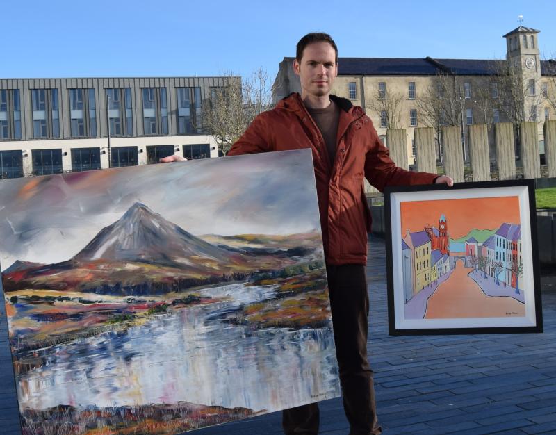 Artist Adrian Margey