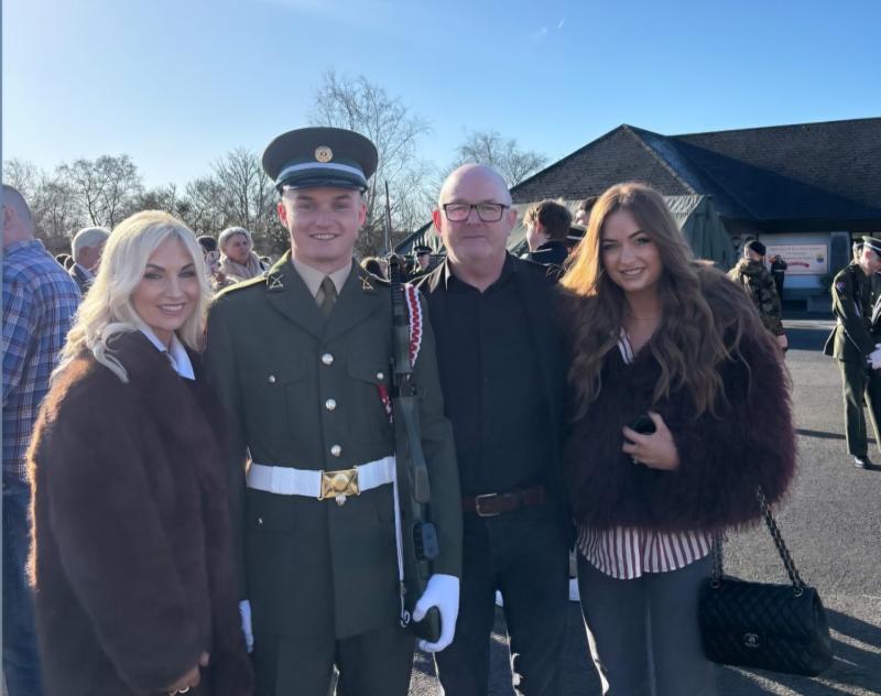 Kilkenny family proud as punch as popular GAA player completes army training 
