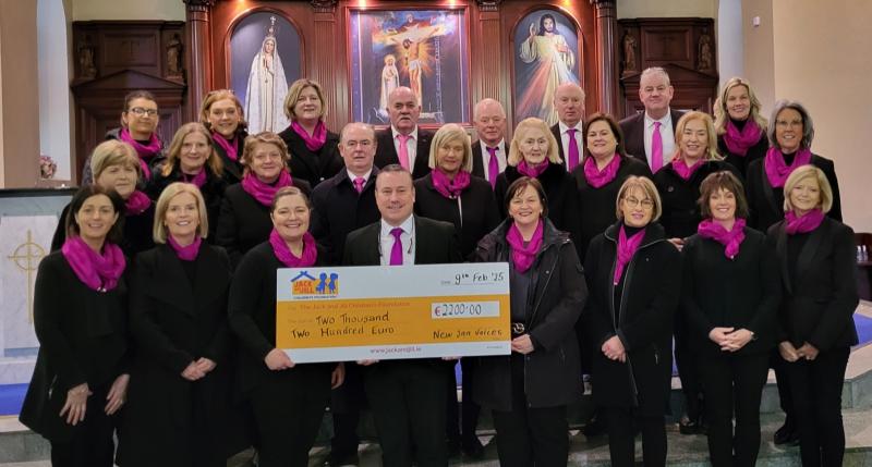Tipperary choir group makes generous donation to children's charity
