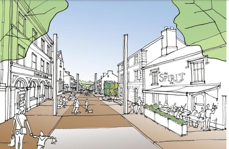 Controversial works in Leitrim town aimed for mid-March completion