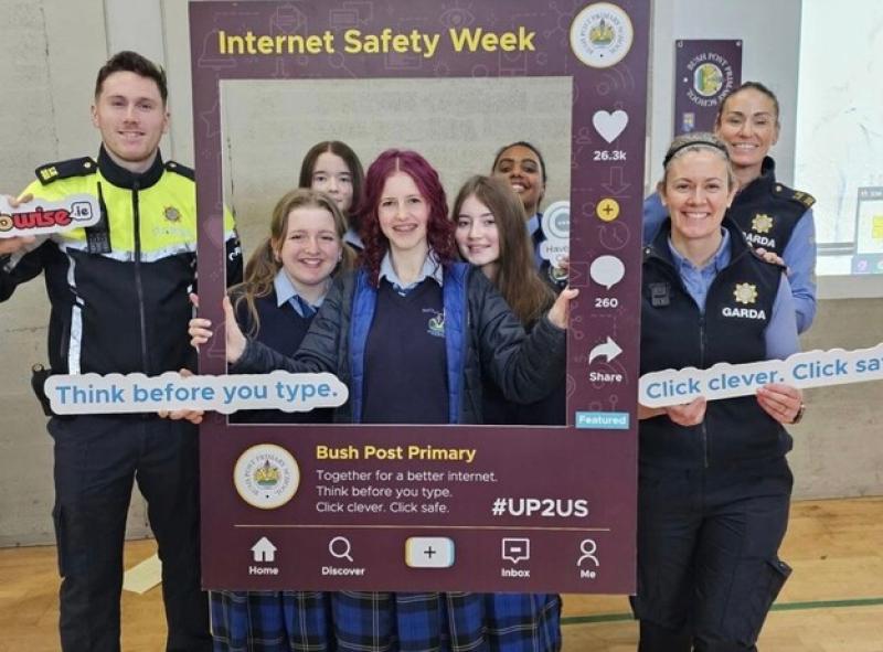 Gardaí in Louth are visiting schools around the County to mark Safer Internet Day