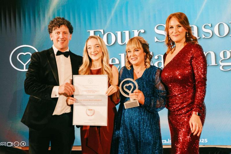 Leading Louth hotel scoops prestigious wedding award