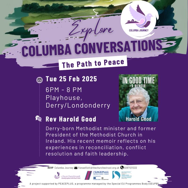 Columba Conversations: Rev Harold Good OBE - The Path to Peace