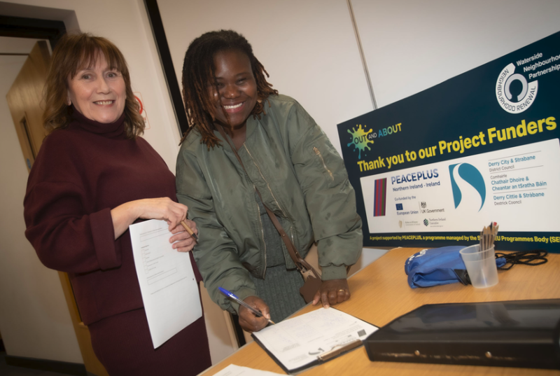 Waterside Neighbourhood Partnership launch ' Out and About' project