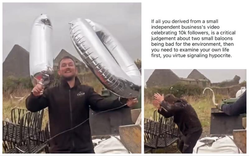 Offaly pub has epic reply to 'Yank' talking 'sh*te' about pollution over celebration act