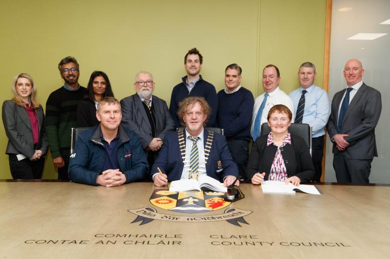 Contracts signed for construction of new housing development in Ennis