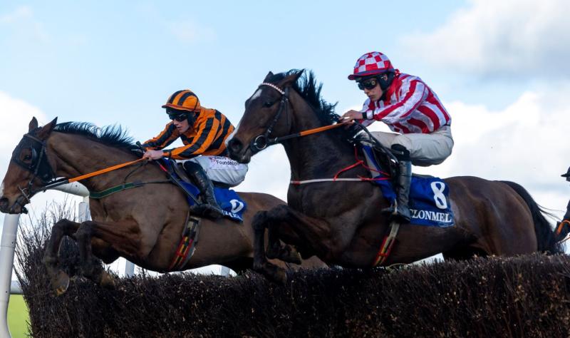 Tipperary jockey Cian Quirke wins in style after an exciting finish
