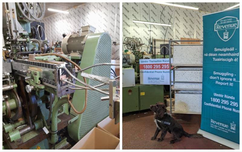 Five men arrested as illegal Irish 'cigarette factory' smoked out and dismantled by gardaí