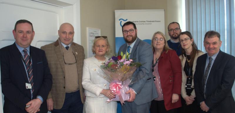 New Tipperary Senator receives flowers and congratulations from former council colleagues 