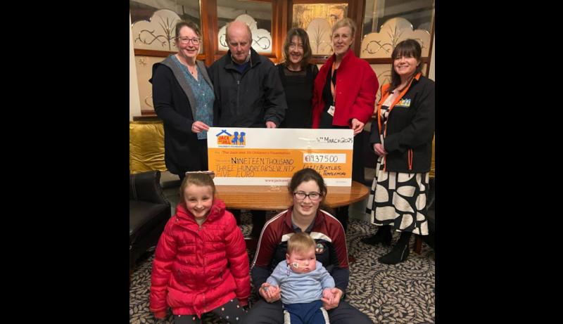 Local Tipperary town makes generous donation to children's charity
