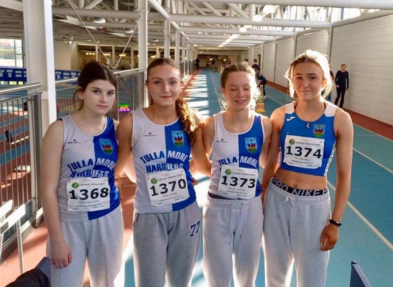 Tullamore Harriers success at Leinster juvenile indoor championships