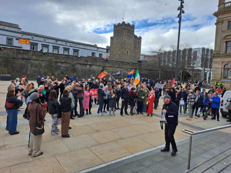 Derry anti-racism rally told ‘far right not welcome’