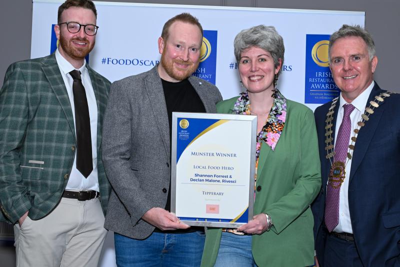 REVEALED: Full list of Tipperary winners from Regional Irish Restaurant Awards 2025