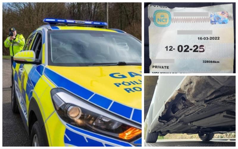 Gardaí catch 'budding artist' with pathetic forgery as 'dangerously defective' car seized