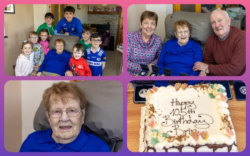 IN PICTURES: Laois great grandmother celebrates 105th birthday