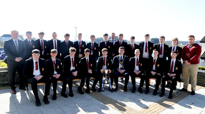  Mayor hosts Limavady High School U16 rugby team after High School’s Cup victory