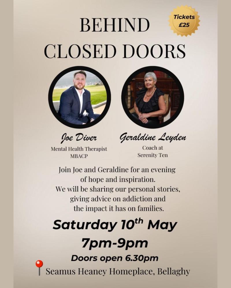 Former County Derry footballer to host event dealing with addiction 